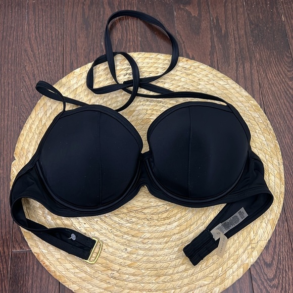 Pink Victoria’s Secret’s Push Up Padded Triangle Bikini Top Size 34D - Picture 2 of 10